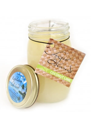 Coconut Lime Salt Scrub